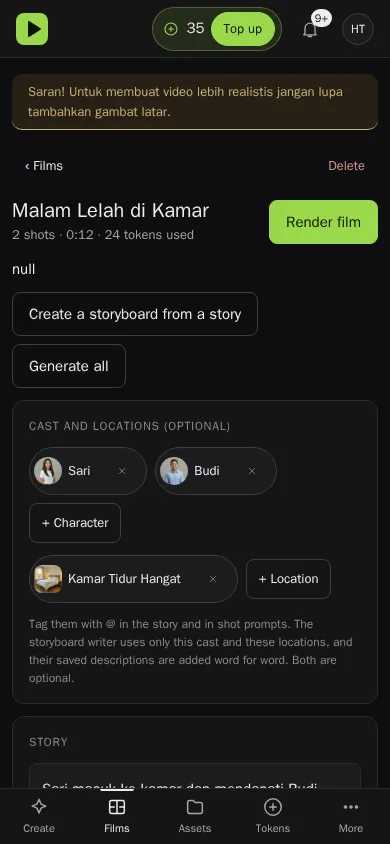 Filming Editing Tutorial Tutorial Hepifun: Cara Bikin Video dan Gambar AI